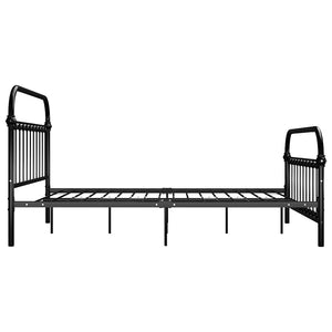 Bettgestell Schwarz Metall 160×200 cm