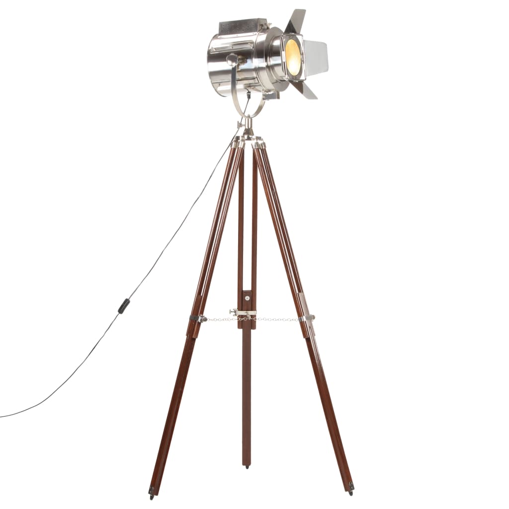 vidaXL Tripod Floor Lamp Solid Mango Wood 180 cm