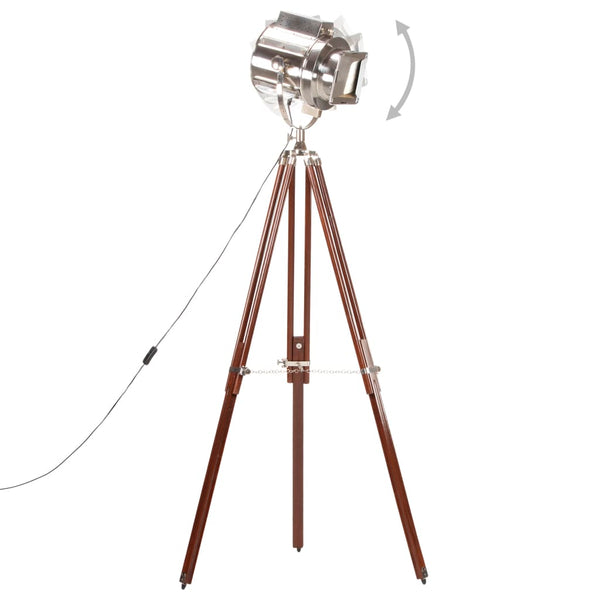 vidaXL Tripod Floor Lamp Solid Mango Wood 180 cm