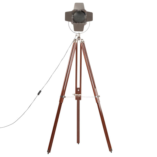 vidaXL Tripod Floor Lamp Solid Mango Wood 180 cm