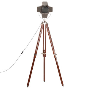 vidaXL Tripod Floor Lamp Solid Mango Wood 180 cm