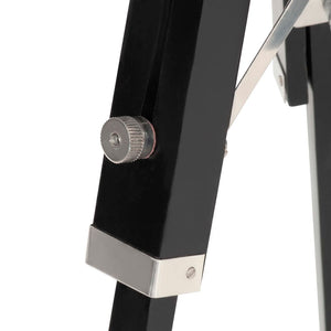 vidaXL Tripod Floor Lamp Black Solid Mango Wood 69 cm