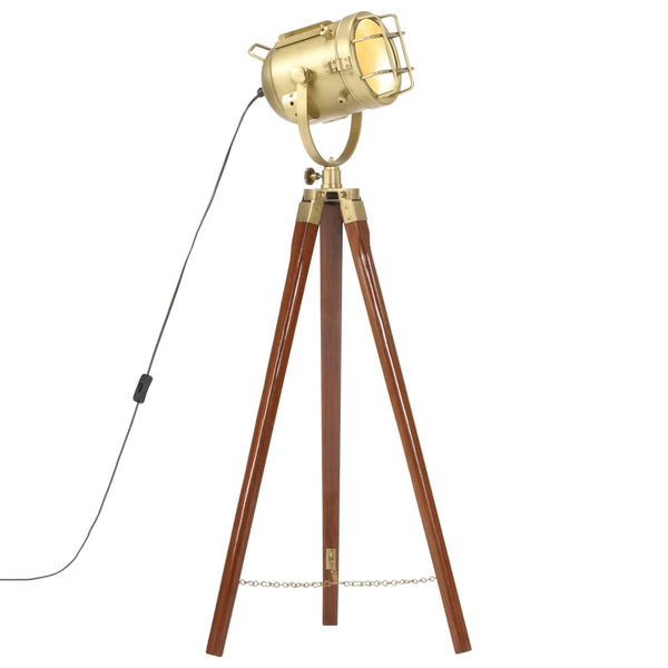 vidaXL Tripod Floor Lamp Solid Mango Wood 97 cm