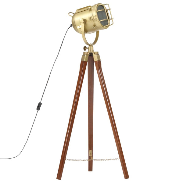 vidaXL Tripod Floor Lamp Solid Mango Wood 97 cm