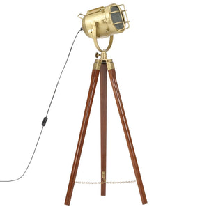 vidaXL Tripod Floor Lamp Solid Mango Wood 97 cm