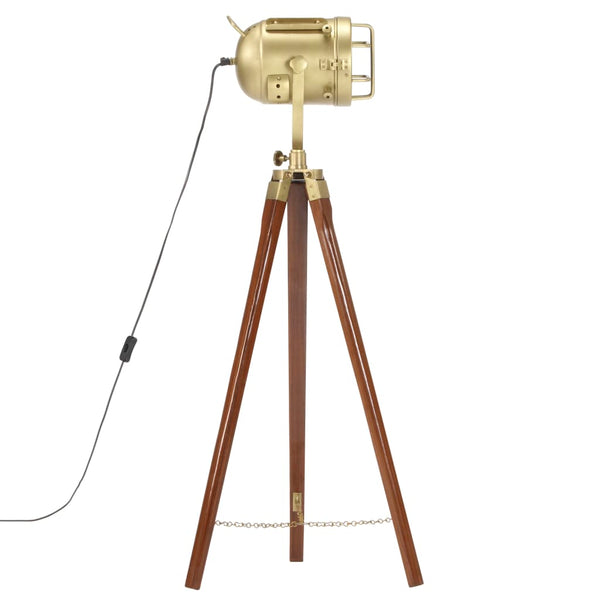 vidaXL Tripod Floor Lamp Solid Mango Wood 97 cm