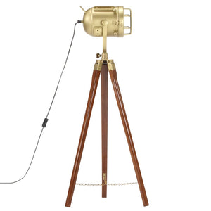 vidaXL Tripod Floor Lamp Solid Mango Wood 97 cm