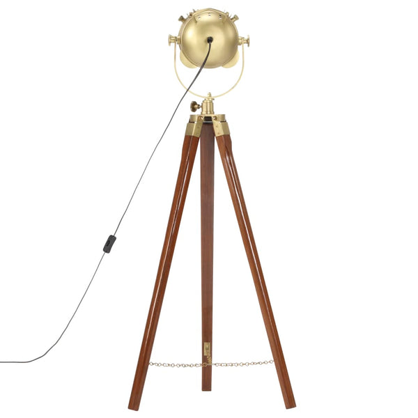 vidaXL Tripod Floor Lamp Solid Mango Wood 97 cm
