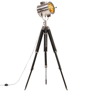 vidaXL Tripod Floor Lamp Solid Mango Wood 165 cm