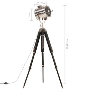 vidaXL Tripod Floor Lamp Solid Mango Wood 165 cm
