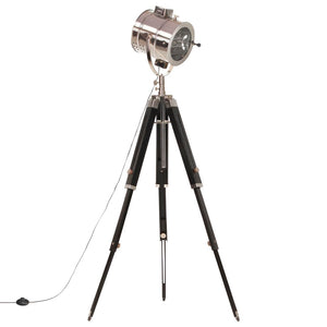 vidaXL Tripod Floor Lamp Solid Mango Wood 165 cm