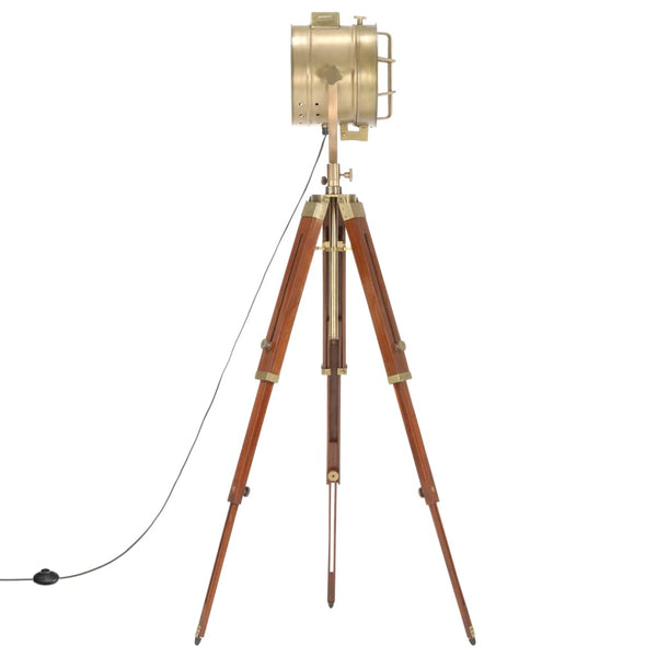 vidaXL Tripod Floor Lamp Solid Mango Wood 165 cm