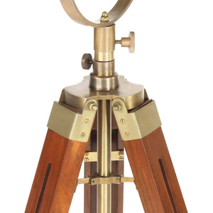 vidaXL Tripod Floor Lamp Solid Mango Wood 165 cm