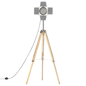 vidaXL Tripod Floor Lamp Solid Mango Wood 140 cm