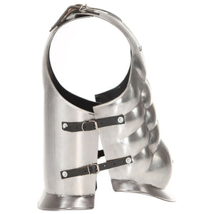 vidaXL Roman Soldier Breastplate Cuirass Replica LARP Silver Steel