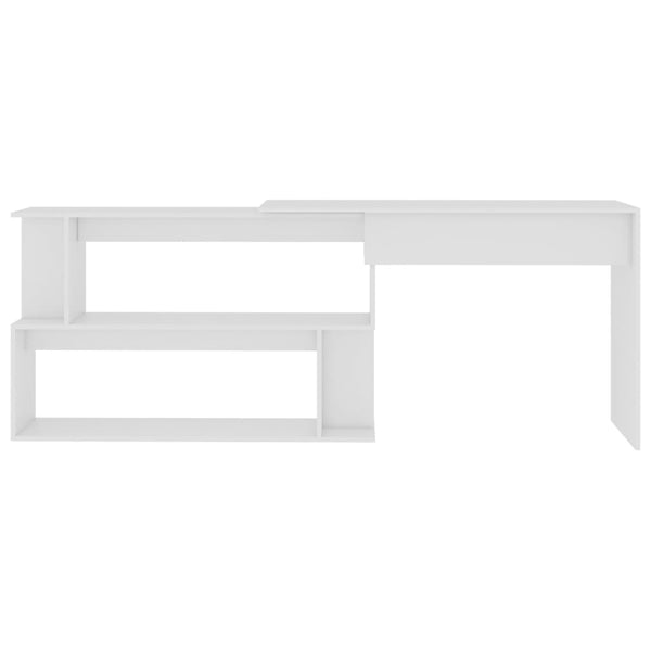 Eckschreibtisch Weiß 200 cm
