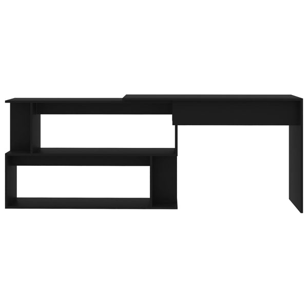 Eckschreibtisch Schwarz 200 cm