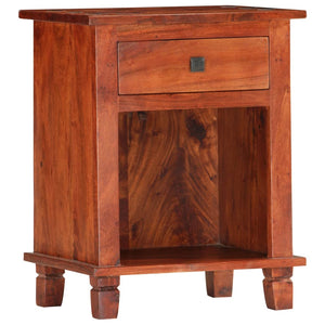 vidaXL Bedside Cabinet 40 x 30 x 50 cm Solid Acacia Wood