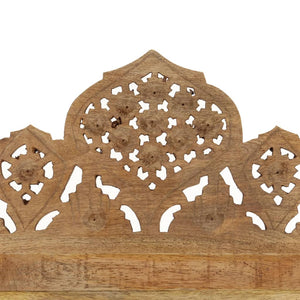 vidaXL 3-Panel Hand-Carved Room Divider 120×165 cm Solid Mango Wood
