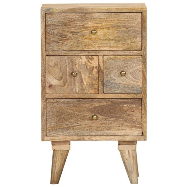 vidaXL Nightstand 36x30x60 cm Solid Mango Wood