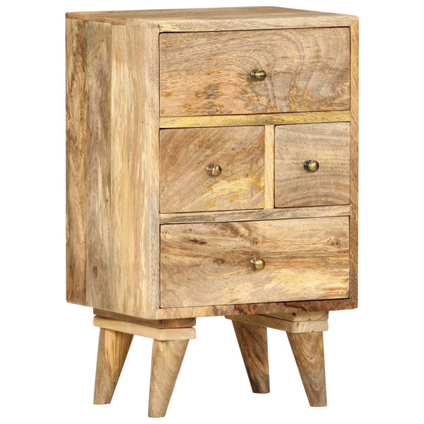 vidaXL Nightstand 36x30x60 cm Solid Mango Wood