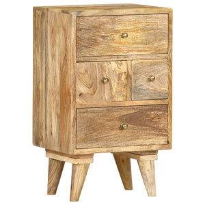 vidaXL Nightstand 36x30x60 cm Solid Mango Wood