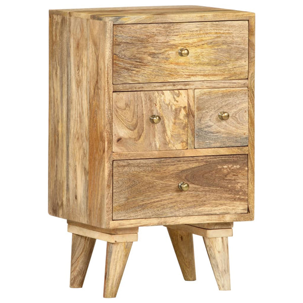 vidaXL Nightstand 36x30x60 cm Solid Mango Wood