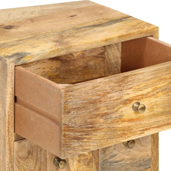 vidaXL Nightstand 36x30x60 cm Solid Mango Wood