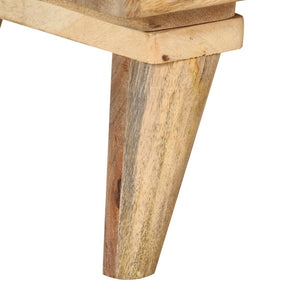 vidaXL Nightstand 36x30x60 cm Solid Mango Wood