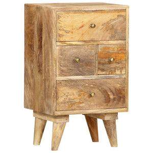 vidaXL Nightstand 36x30x60 cm Solid Mango Wood