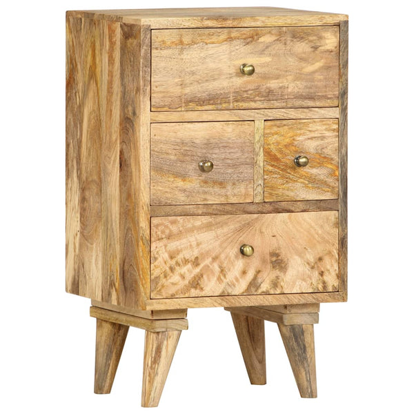vidaXL Nightstand 36x30x60 cm Solid Mango Wood
