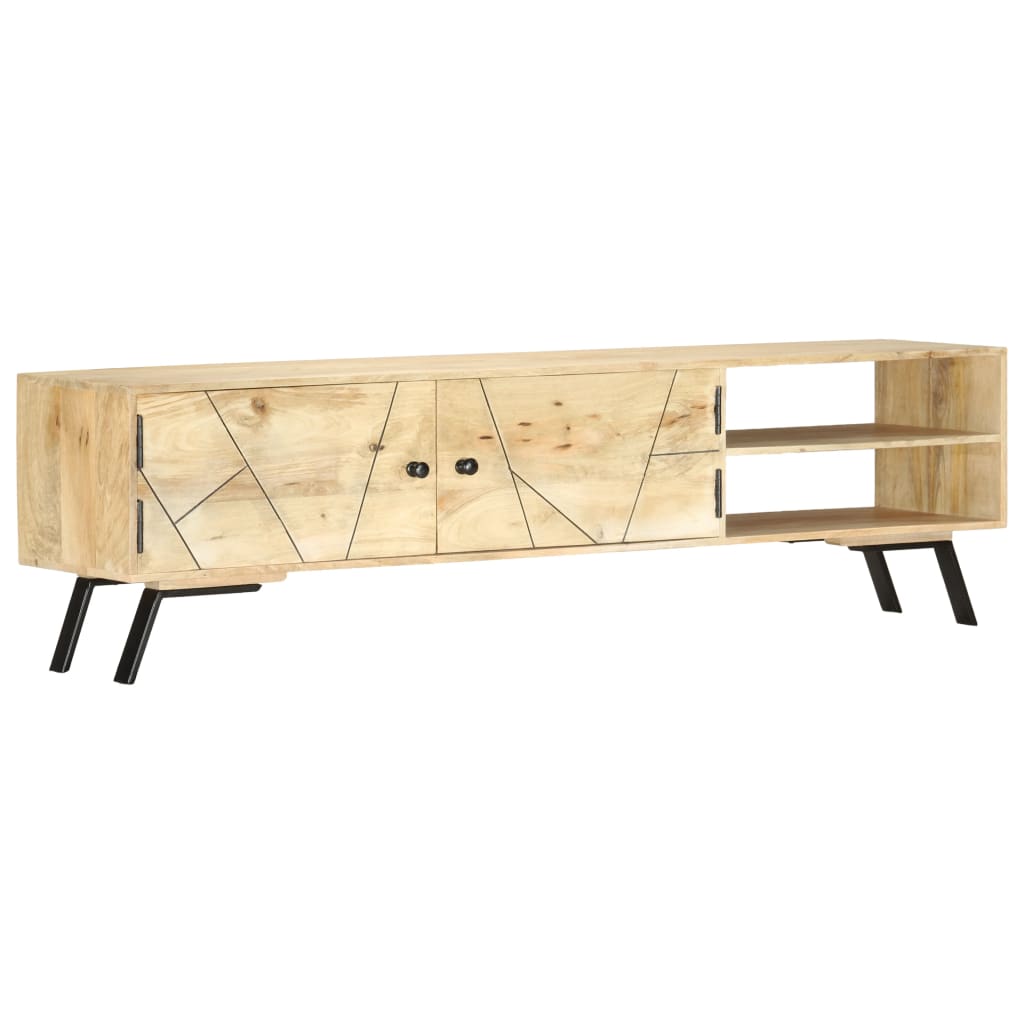 vidaXL TV Cabinet 140x30x40 cm Solid Mango Wood