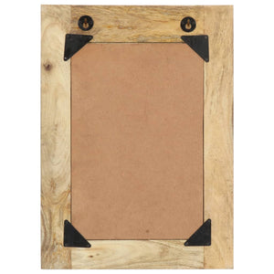 vidaXL Hand-Painted Mirror 40 x 55 cm Solid Mango Wood