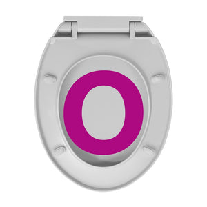 vidaXL Toilet Seat with Soft Close and Quick Release Light Grey Oval