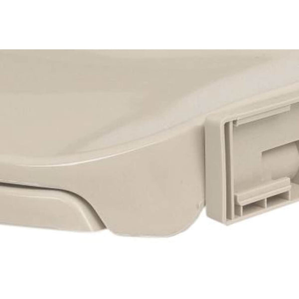 vidaXL Toilet Seat with Soft Close Apricot Oval