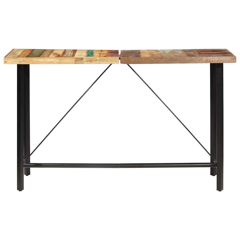 vidaXL Bar Table 180 x 70 x 107 cm Solid Reclaimed Wood