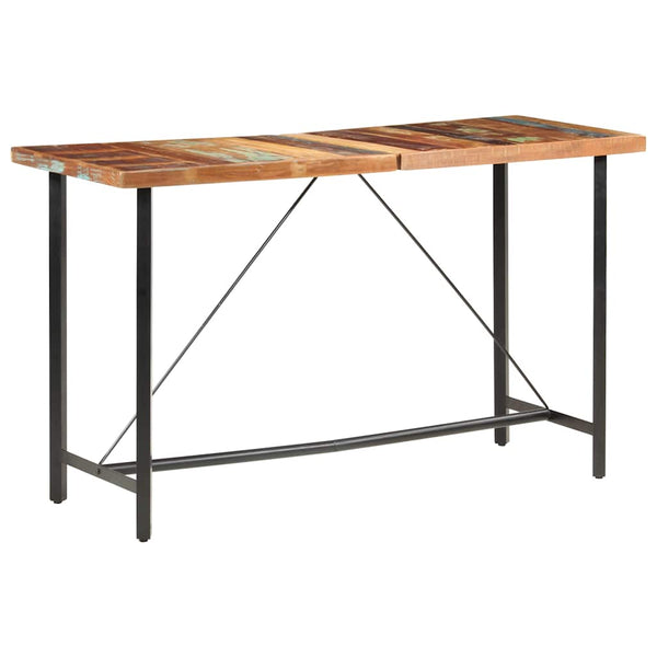 vidaXL Bar Table 180 x 70 x 107 cm Solid Reclaimed Wood