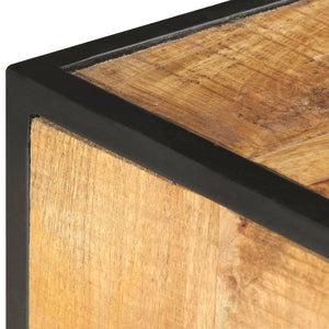 vidaXL TV Cabinet 130x30x39 cm Solid Mango Wood