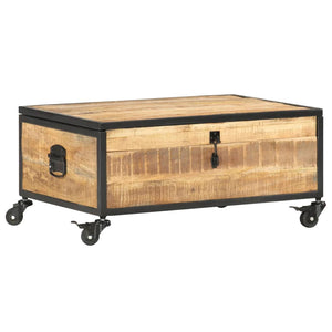 vidaXL Coffee Table 70x50x33 cm Solid Mango Wood