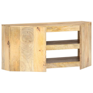 vidaXL Corner TV Cabinet 90 x 45 x 45 cm Solid Mango Wood