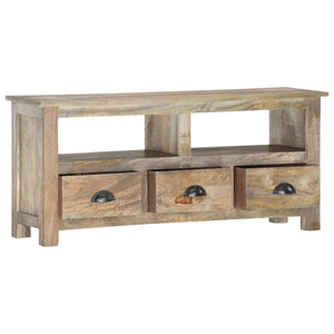 vidaXL TV Cabinet 110x30x50 cm Solid Mango Wood