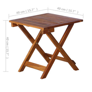 vidaXL 3-piece Sun Lounger with Tea Table Solid Acacia Wood