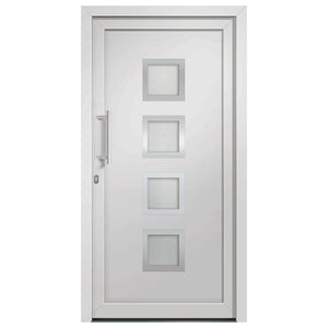 vidaXL Front Door White 108x200 cm