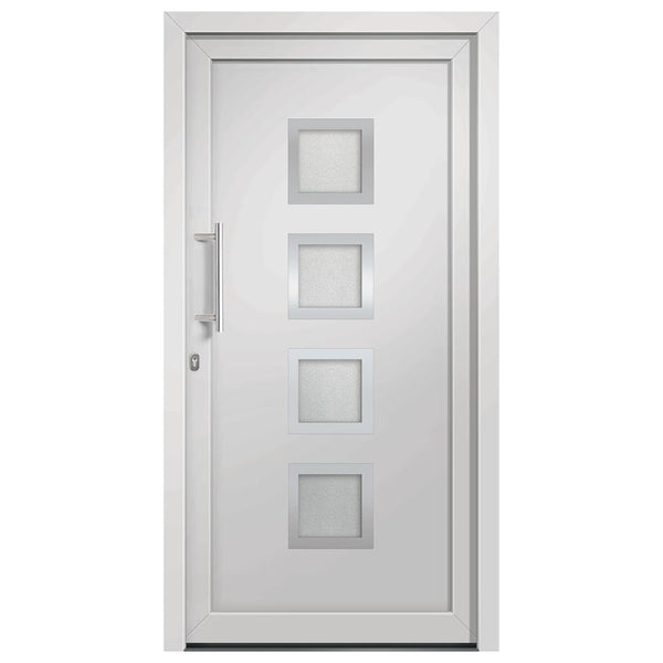 vidaXL Front Door White 108x200 cm