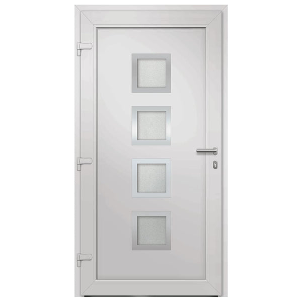 vidaXL Front Door White 108x200 cm
