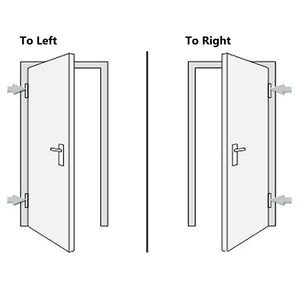 vidaXL Front Door White 108x200 cm