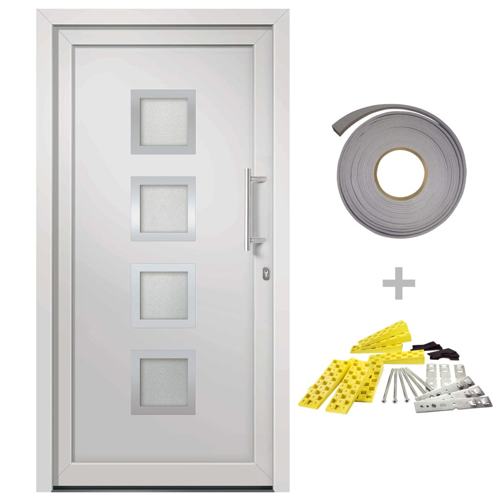 vidaXL Front Door White 98x200 cm