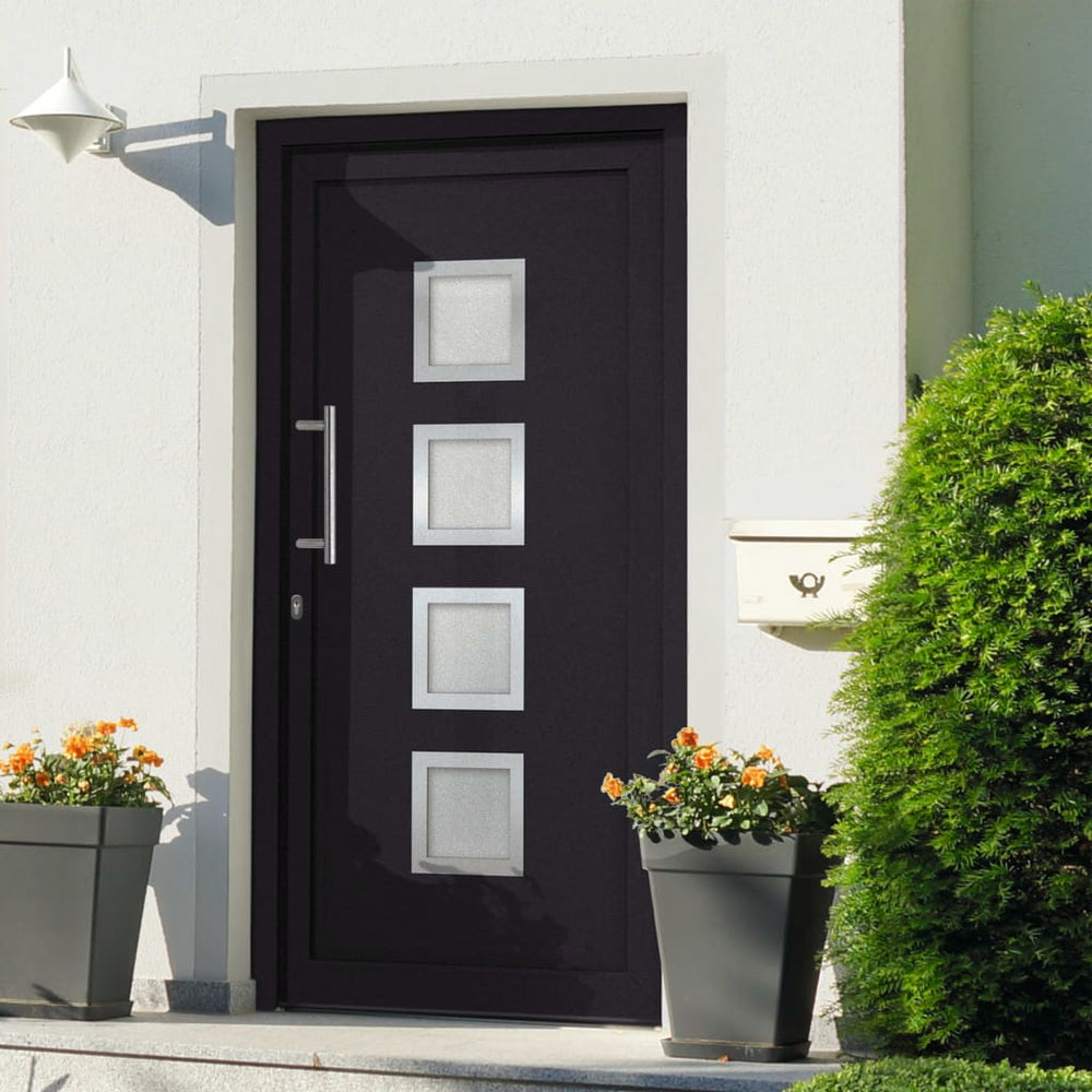 vidaXL Front Door Anthracite 98x190 cm