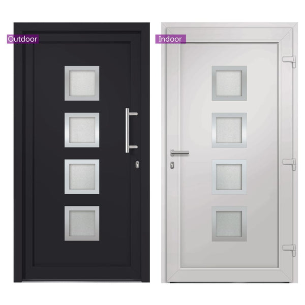 vidaXL Front Door Anthracite 88x200 cm
