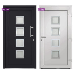 vidaXL Front Door Anthracite 98x200 cm